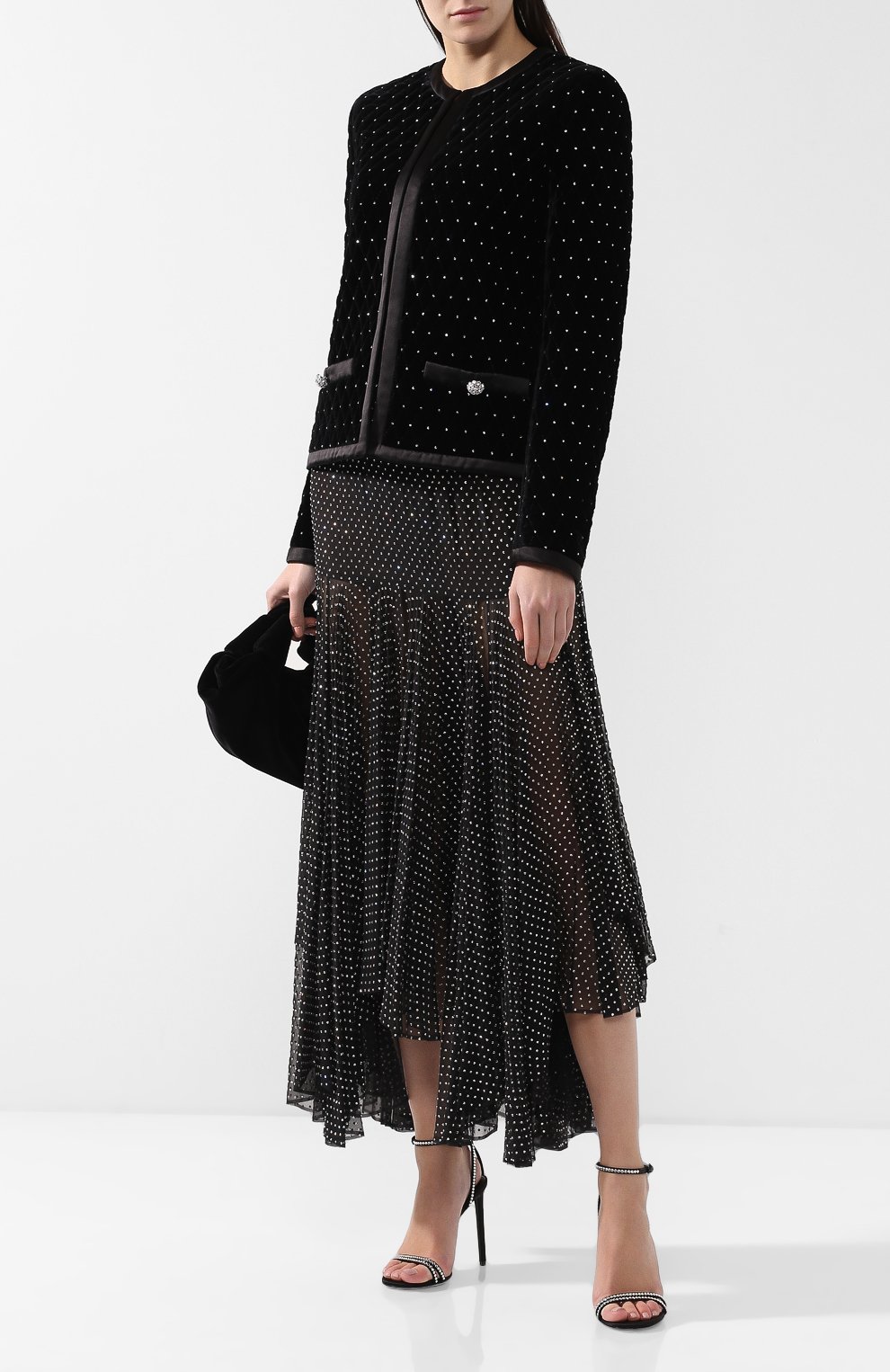 Бархатный жакет с декоративной отделкой GUCCI, арт. 543181/ZLE71, фото 2