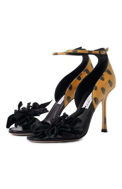 Женские кожаные босоножки coko JIMMY CHOO, арт. C0K0100KTB
