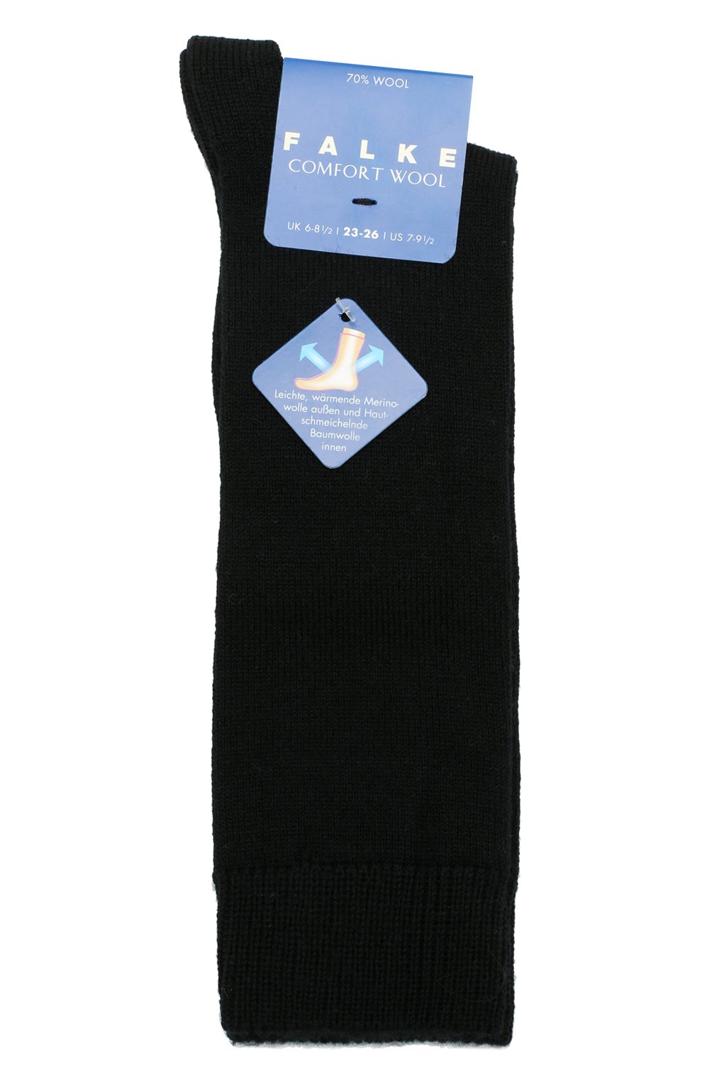 Гольфы comfort wool FALKE черного цвета по цене 2995 руб., арт. 11488, фото 1 Гольфы comfort wool FALKE, арт. 11488, фото 1