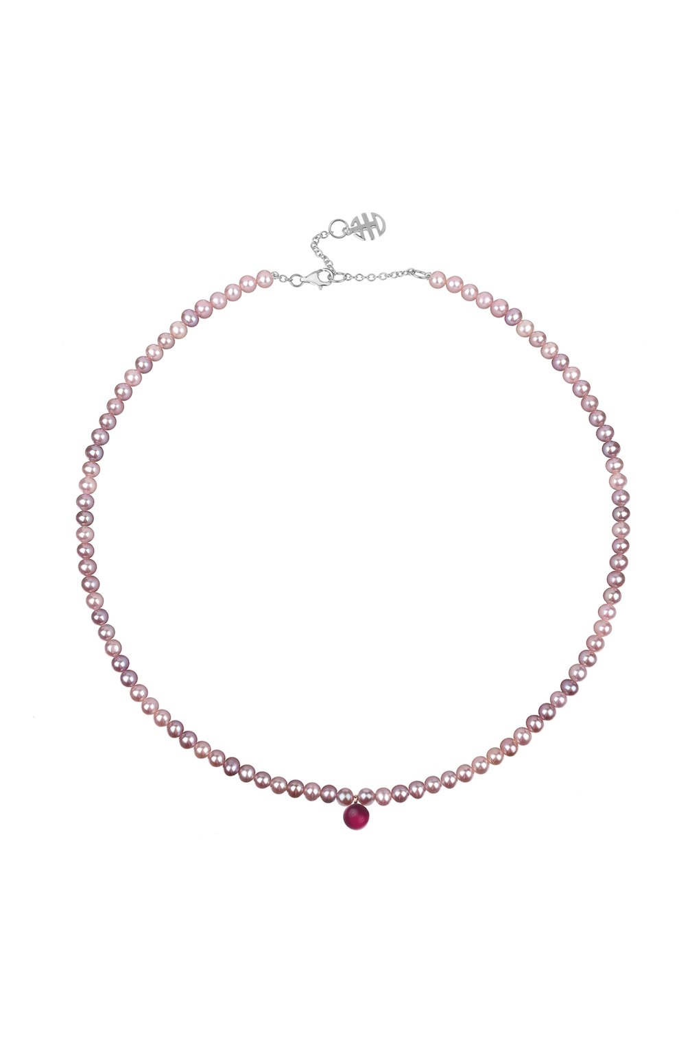 Колье MIMI бесцветного цвета по цене 56100 руб., арт. C21VZK3DRU90, фото 1 Колье MIMI, арт. C21VZK3DRU90, фото 1