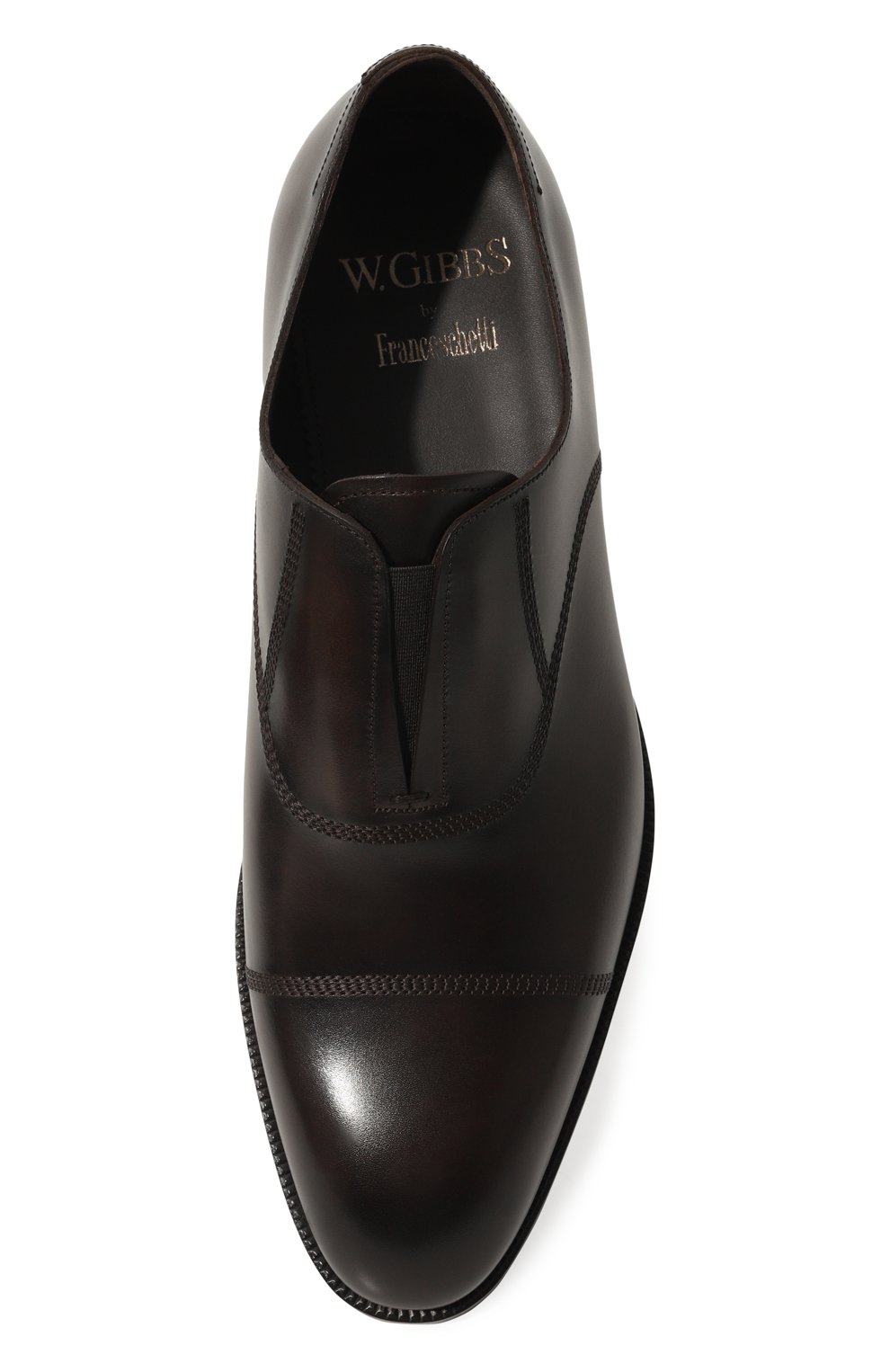 Кожаные оксфорды W.GIBBS, арт. 0570002/VIT B0X AER0, фото 6