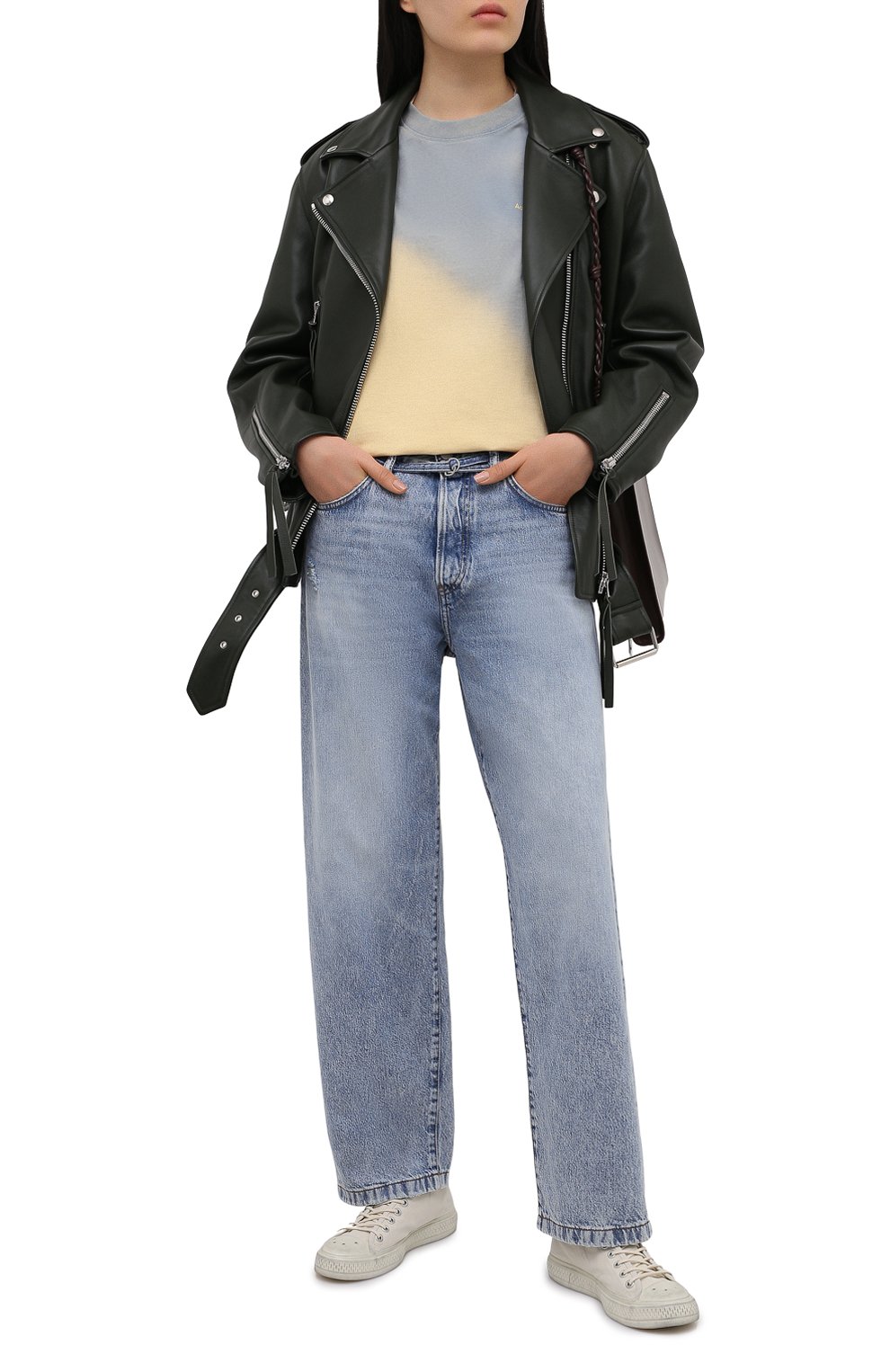 Джинсы ACNE STUDIOS голубого цвета по цене 45600 руб., арт. C00025/W, фото 2 Джинсы ACNE STUDIOS, арт. C00025/W, фото 2