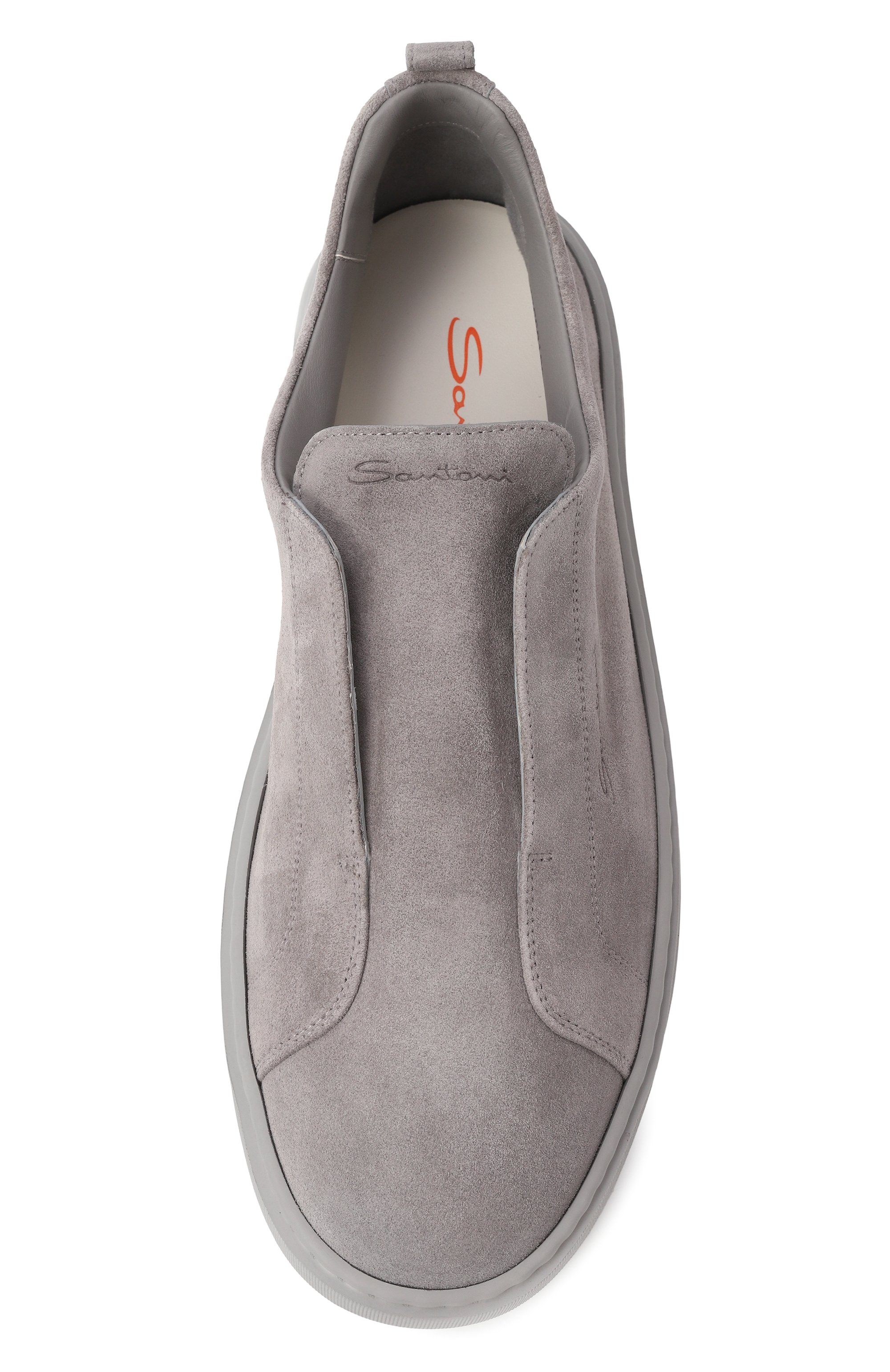 Замшевые кеды cleanic SANTONI, арт. MBCG21995CNITSEY, фото 6