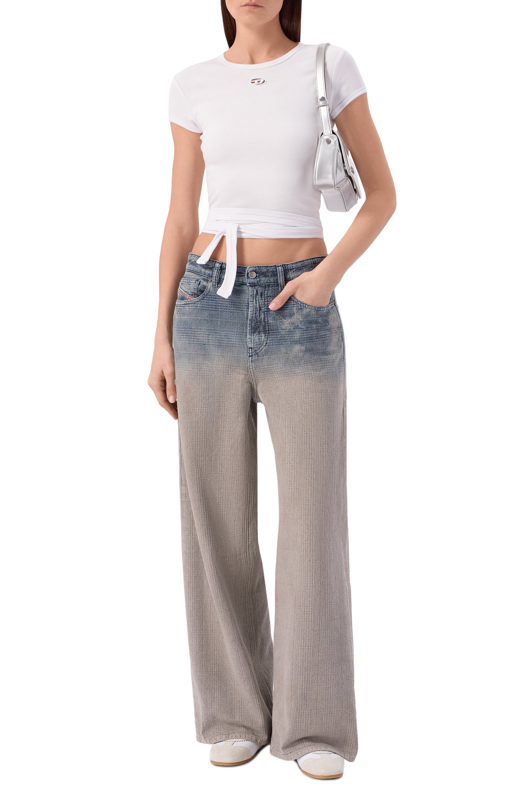 Хлопковая футболка DIESEL, арт. A21197/0EJAI, фото 2