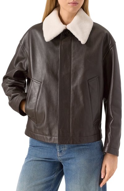 Кожаная куртка BOTTEGA VENETA, арт. 799184-V2JI0, фото 3