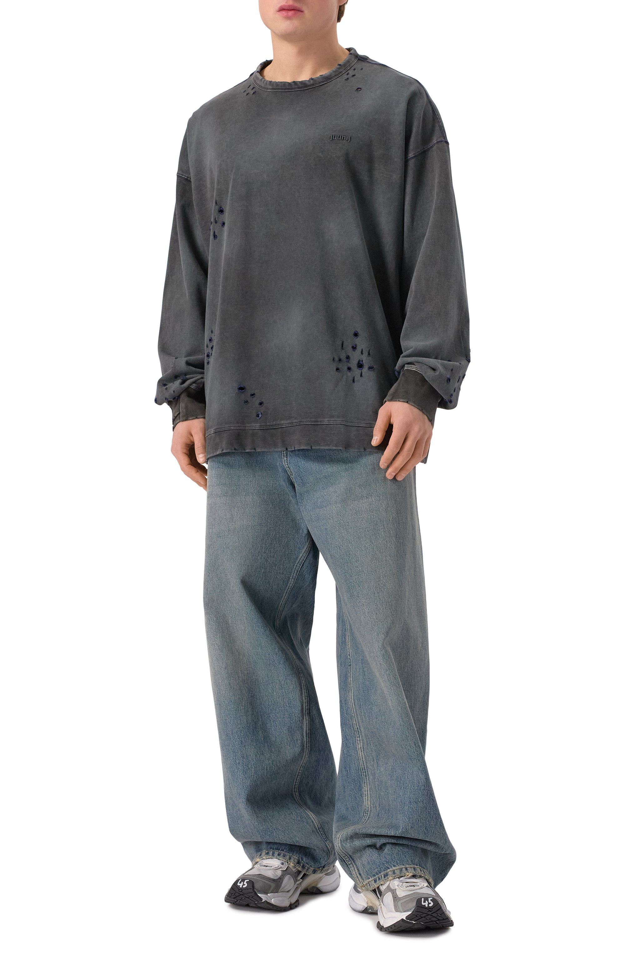 Хлопковый лонгслив JUUN.J, арт. JC4X41P52, фото 2