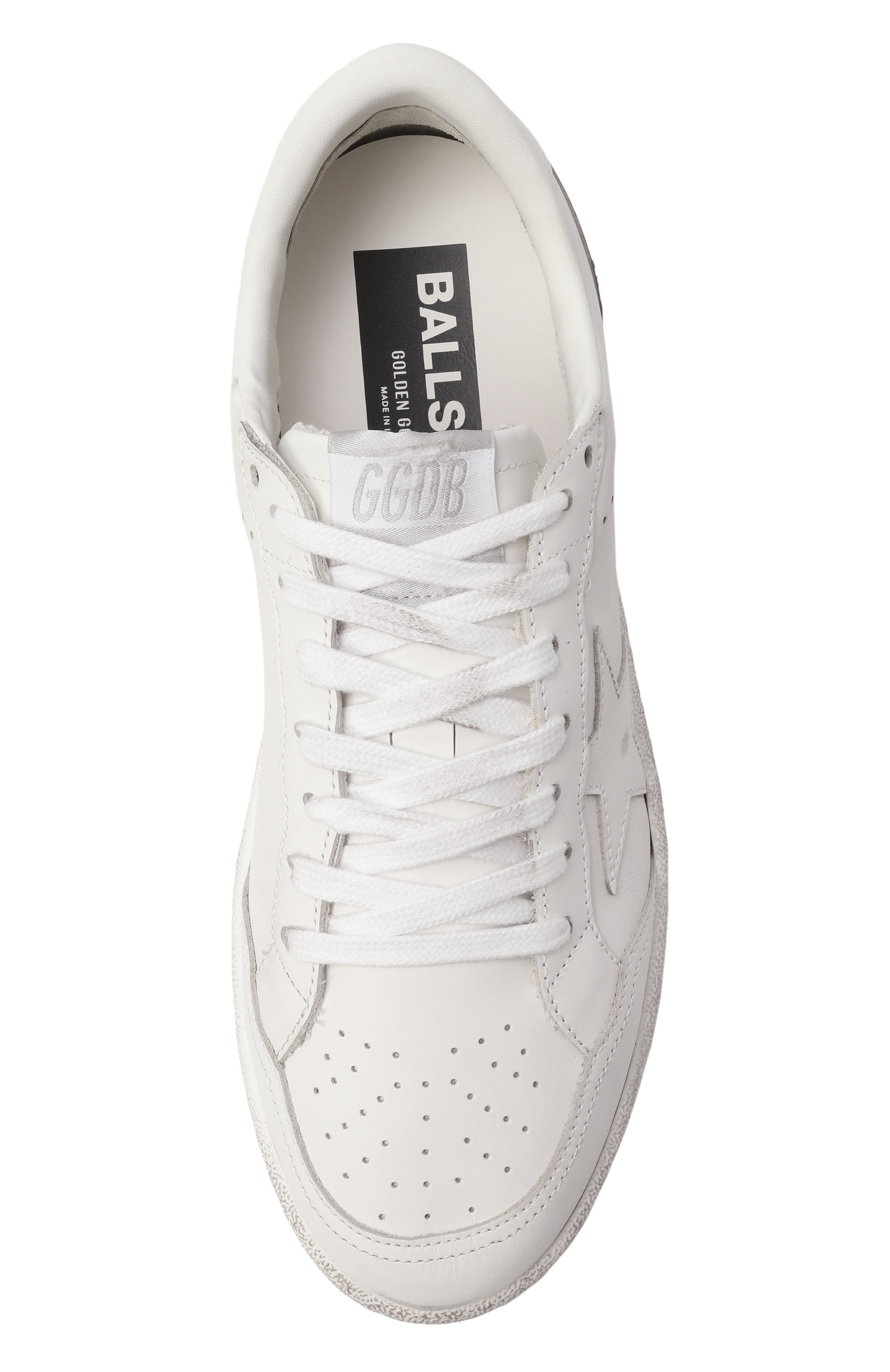 Кожаные кеды ball star GOLDEN GOOSE DELUXE BRAND, арт. GWF00804.F007322, фото 6