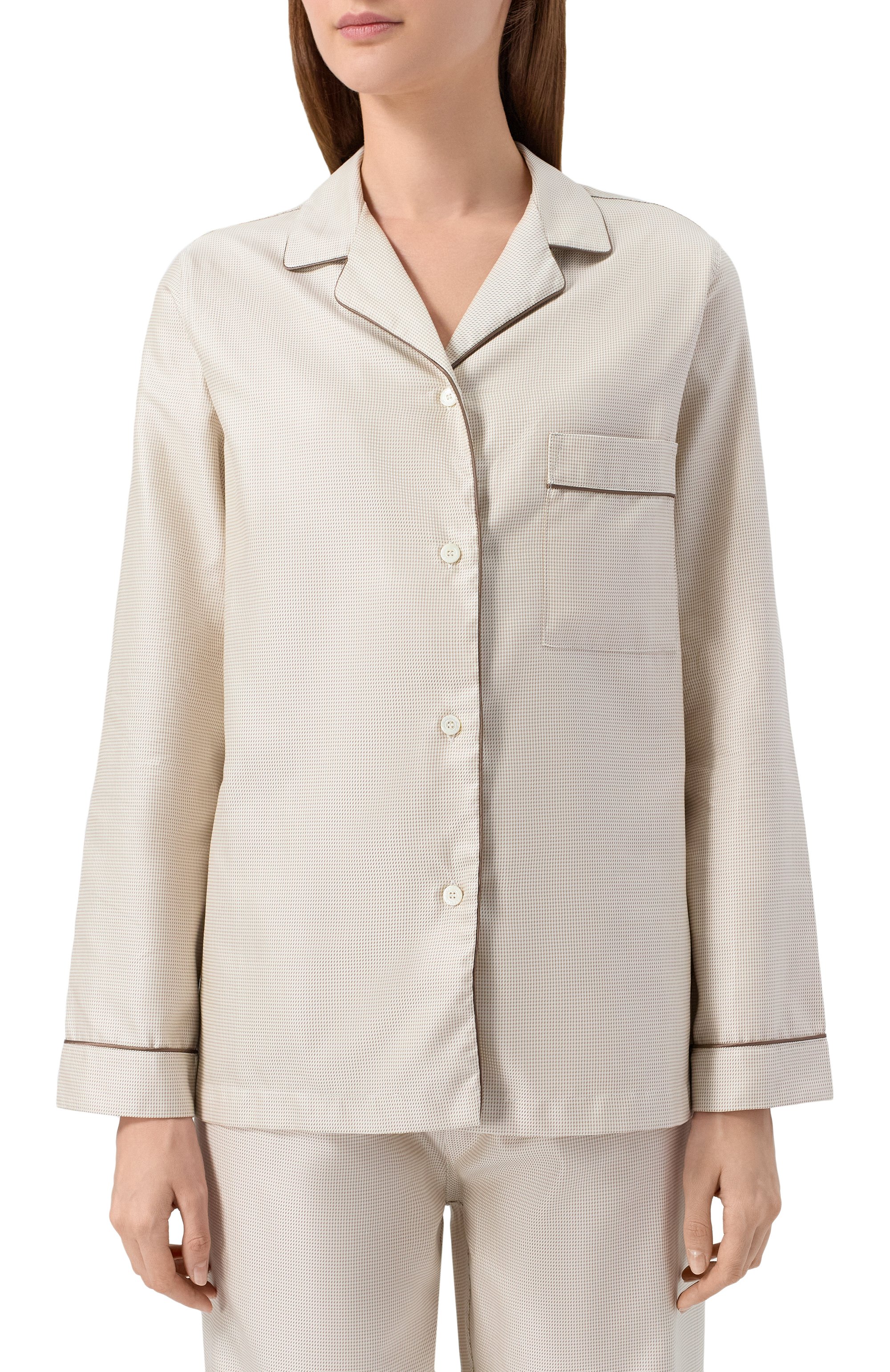 Хлопковая пижама FRETTE, арт. 25100586 00F 00946, фото 3