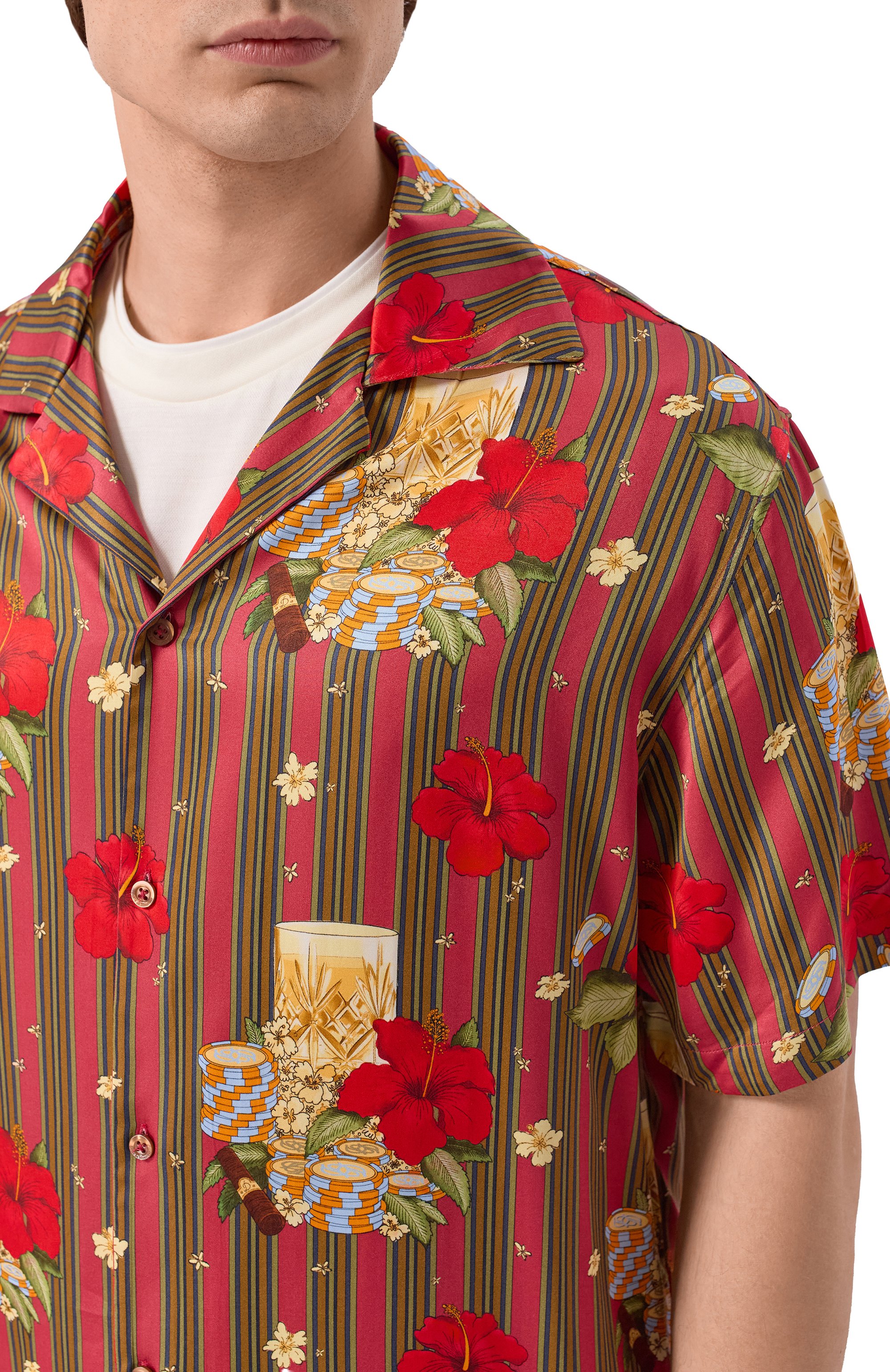 Рубашка из вискозы DROLE DE MONSIEUR, арт. K-SH230-VI031-PK, фото 5