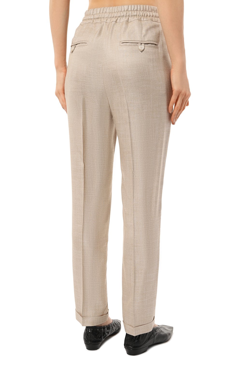 Брюки из вискозы KITON, арт. D37102K0919B, фото 4