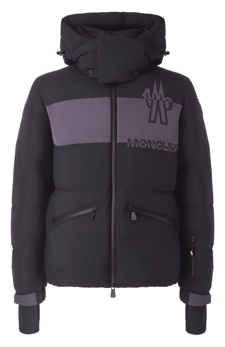 Мужская пуховик toss MONCLER GRENOBLE черного цвета, арт. 1A000-15-539X6 | Фото 1 (Материал внешний: Синтетический материал; Рукава: Длинные; Длина (верхняя одежда): Короткие; Материал подклада: Синтетический материал; Кросс-КТ: Пуховик, другое; Стили: Кэжуэл)