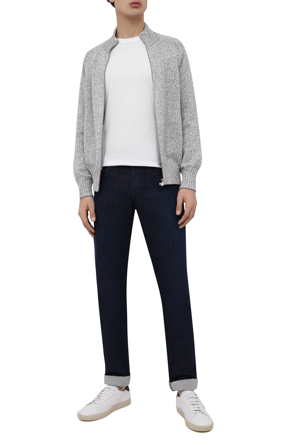 Джинсы LORO PIANA темно-синего цвета по цене 94050 руб., арт. FAG4845, фото 2 Джинсы LORO PIANA, арт. FAG4845, фото 2