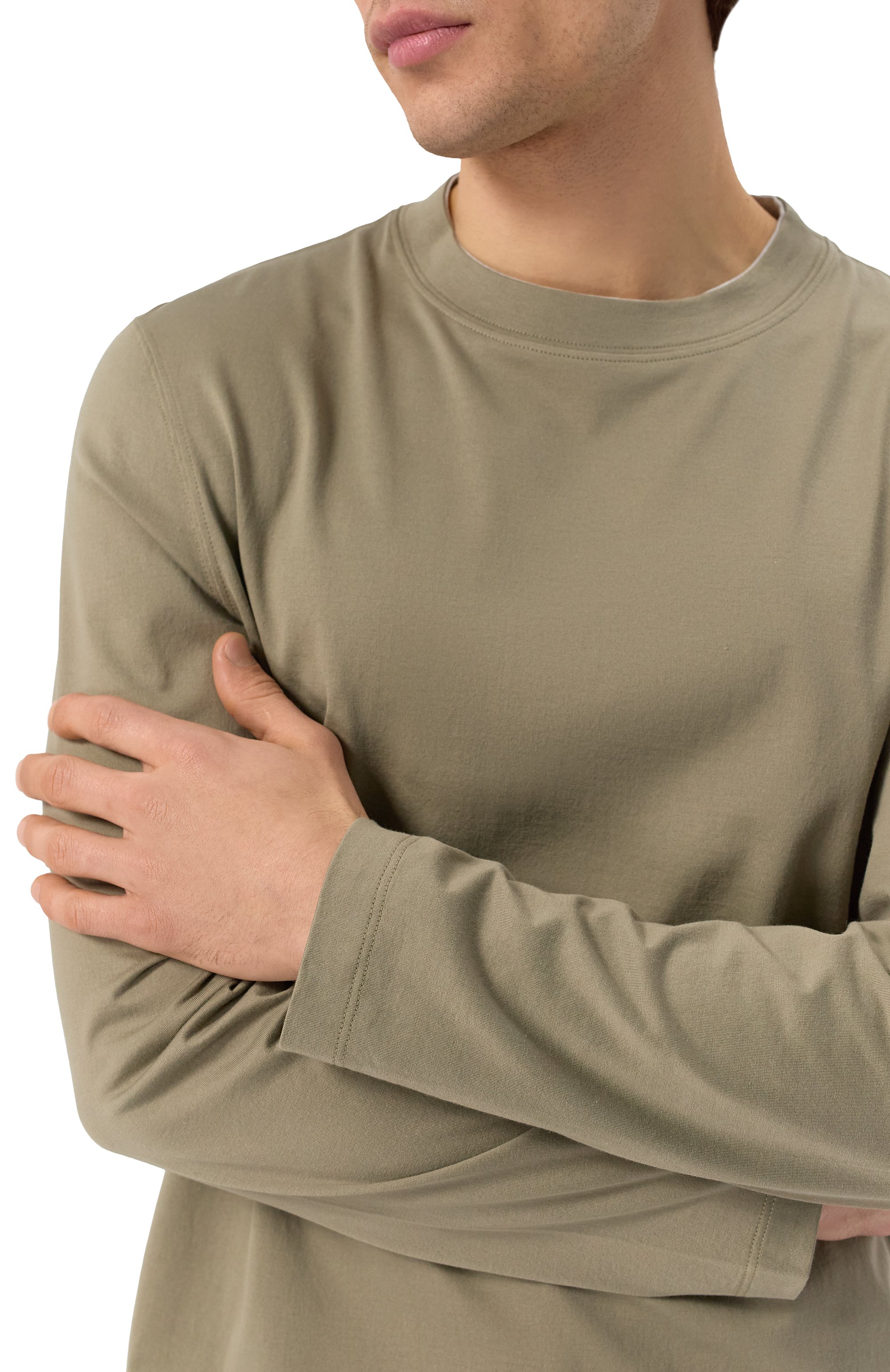 Хлопковый лонгслив BRUNELLO CUCINELLI, арт. M0B137433, фото 5