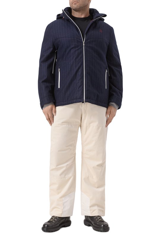 Шерстяная куртка Brunello Cucinelli M208MKG05 Синий  M208MKG05 Фото 2