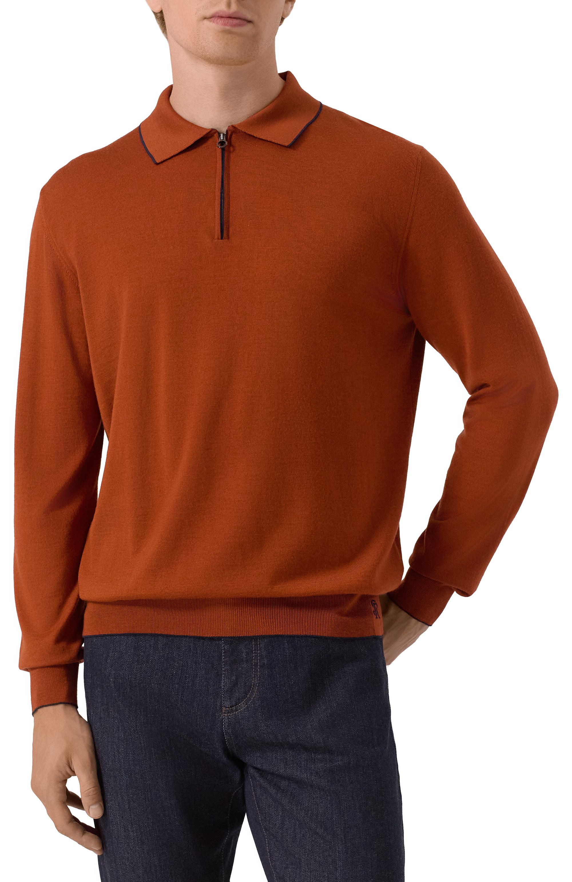 Поло из шерсти и шелка STEFANO RICCI, арт. KE08004P30/E25374, фото 3