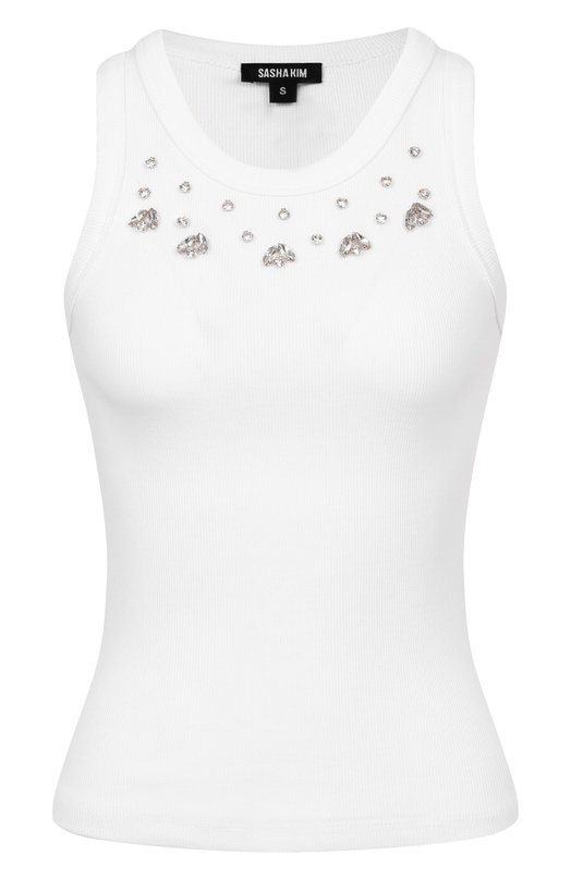 Хлопковая майка Sasha Kim SK-00001774 Белый SK-00001774