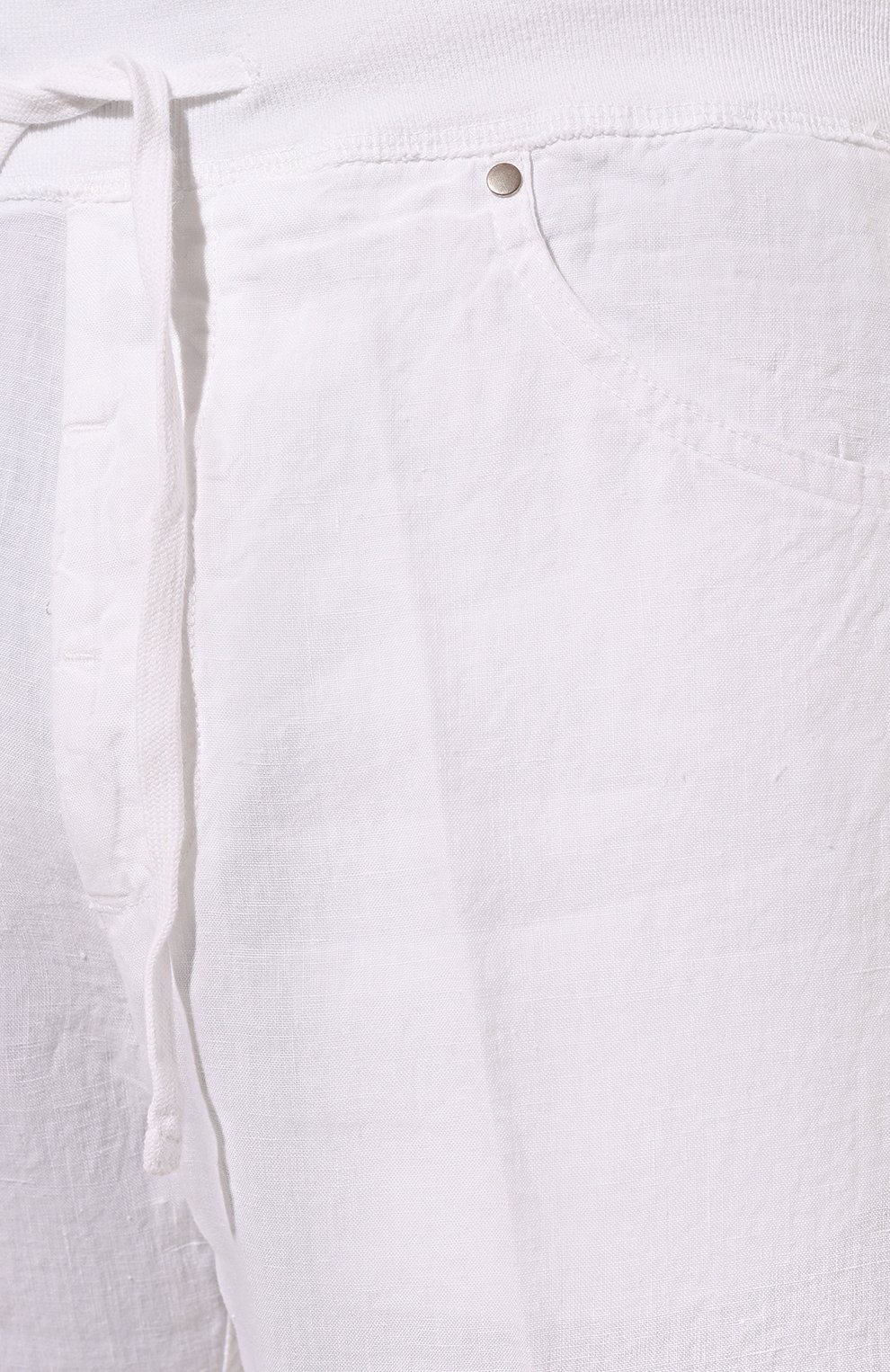 Льняные шорты 120% LINO белого цвета по цене 26350 руб., арт. Y0M2120/0000253/000, фото 5 Льняные шорты 120% LINO, арт. Y0M2120/0000253/000, фото 5