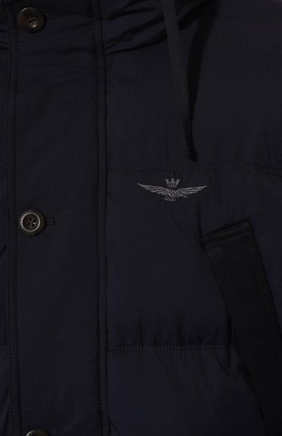Пуховик AERONAUTICA MILITARE темно-синего цвета по цене 49950 руб., арт. AB2192CT3375, фото 5 Пуховик AERONAUTICA MILITARE, арт. AB2192CT3375, фото 5