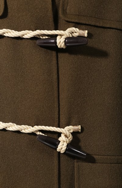 Кашемировое пальто BOTTEGA VENETA зеленого цвета по цене 675000 руб., арт. 545160/VD0D2, фото 5 Кашемировое пальто BOTTEGA VENETA, арт. 545160/VD0D2, фото 5