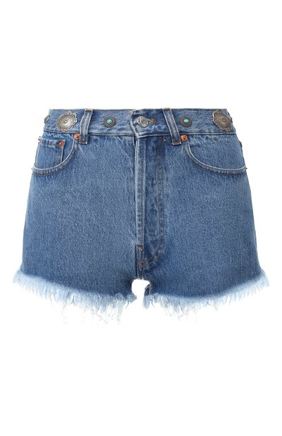 Джинсовые шорты FORTE DEI MARMI COUTURE синего цвета по цене 21850 руб., арт. 20SF5853, фото 1 Джинсовые шорты FORTE DEI MARMI COUTURE, арт. 20SF5853, фото 1