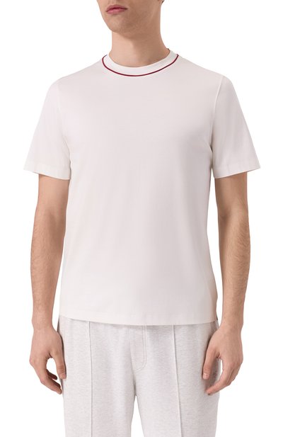 Хлопковая футболка BRUNELLO CUCINELLI, арт. M0B131356P, фото 3