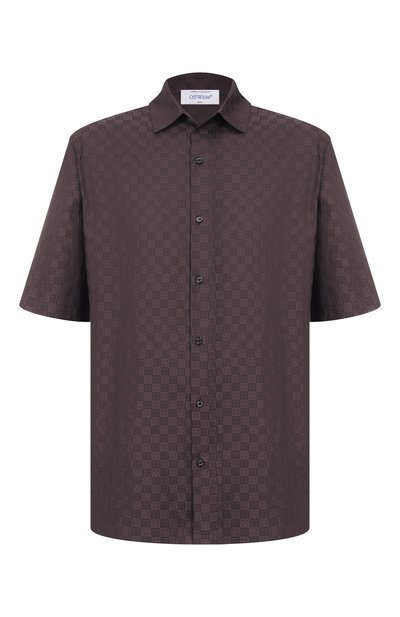 Мужская хлопковая рубашка OFF-WHITE, арт. 0MGG013S25FAB004