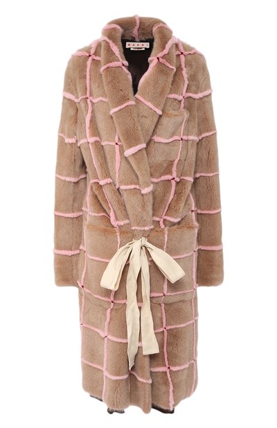 Женская шуба из меха норки MARNI, арт. SPMNW23QU1/P2335