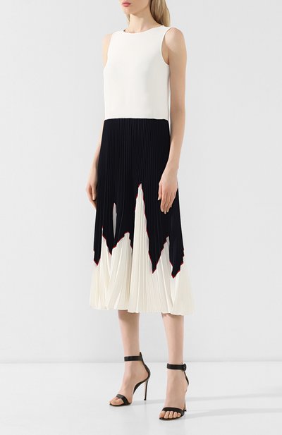 Платье с плиссировкой REDVALENTINO разноцветного цвета по цене 153500 руб., арт. RR3VAA60/YKD, фото 3 Платье с плиссировкой REDVALENTINO, арт. RR3VAA60/YKD, фото 3