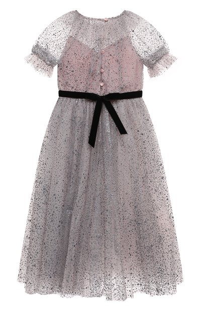 Платье DESIGNERS CAT серого цвета по цене 69950 руб., арт. 100000K01001195/10A-12A, фото 2 Платье DESIGNERS CAT, арт. 100000K01001195/10A-12A, фото 2