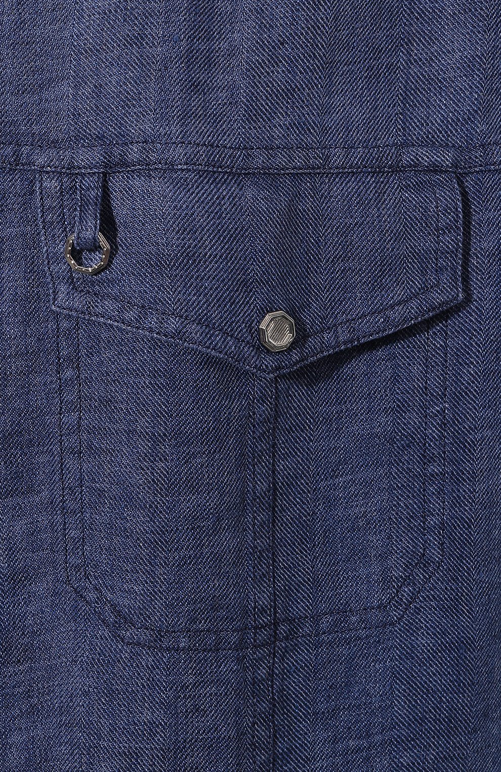 Льняная рубашка STEFANO RICCI, арт. MC007067/TX0001, фото 5