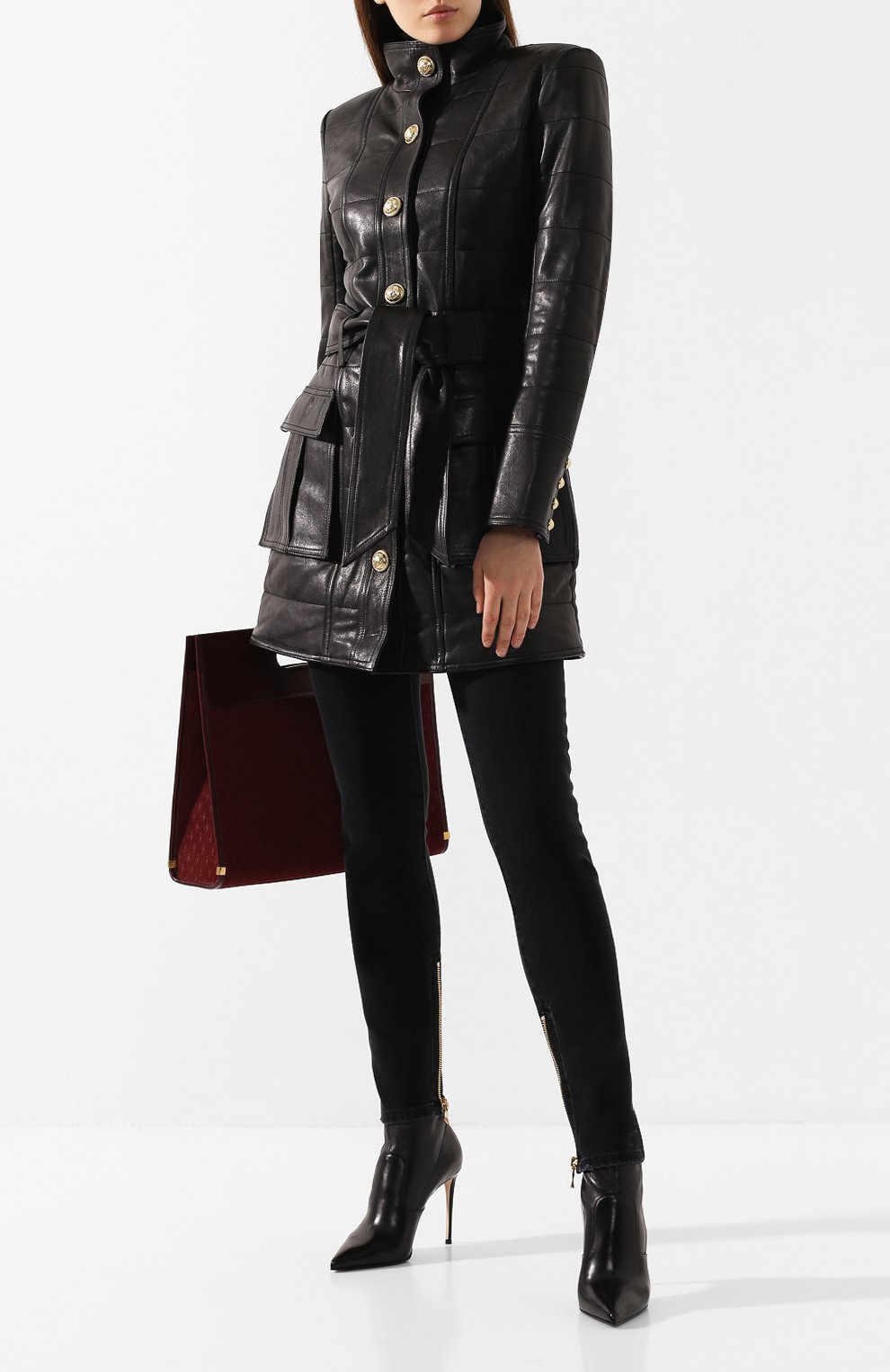 Кожаная куртка BALMAIN, арт. SF48886/L069, фото 2