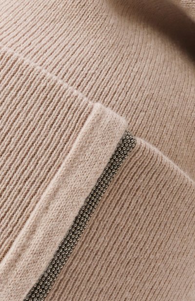 Кашемировая шапка BRUNELLO CUCINELLI светло-розового цвета по цене 68650 руб., арт. M12163199, фото 4 Кашемировая шапка BRUNELLO CUCINELLI, арт. M12163199, фото 4