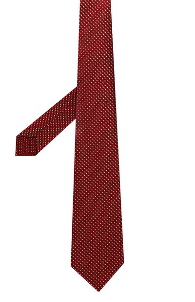 Шелковый галстук KITON красного цвета по цене 28050 руб., арт. UCRVKLC02I24, фото 3 Шелковый галстук KITON, арт. UCRVKLC02I24, фото 3