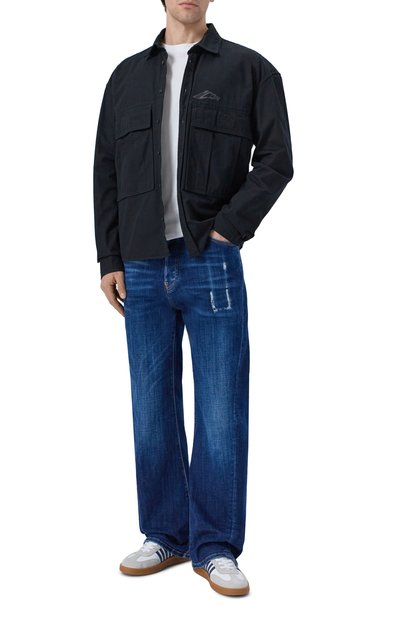 Джинсы loose twist DSQUARED2 темно-синего цвета по цене 78700 руб., арт. S74LB1916/S30664, фото 2 Джинсы loose twist DSQUARED2, арт. S74LB1916/S30664, фото 2