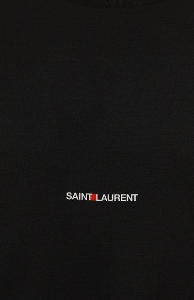 Хлопковая футболка SAINT LAURENT, арт. 464572YB2DQ, фото 5