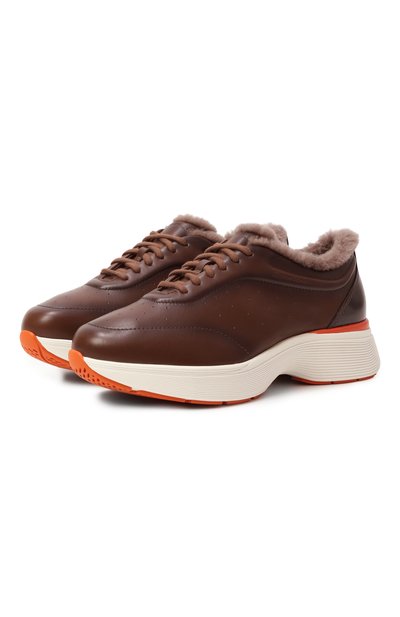 Женские кожаные кроссовки easy bounce SANTONI, арт. WBBG61376BARPVWC