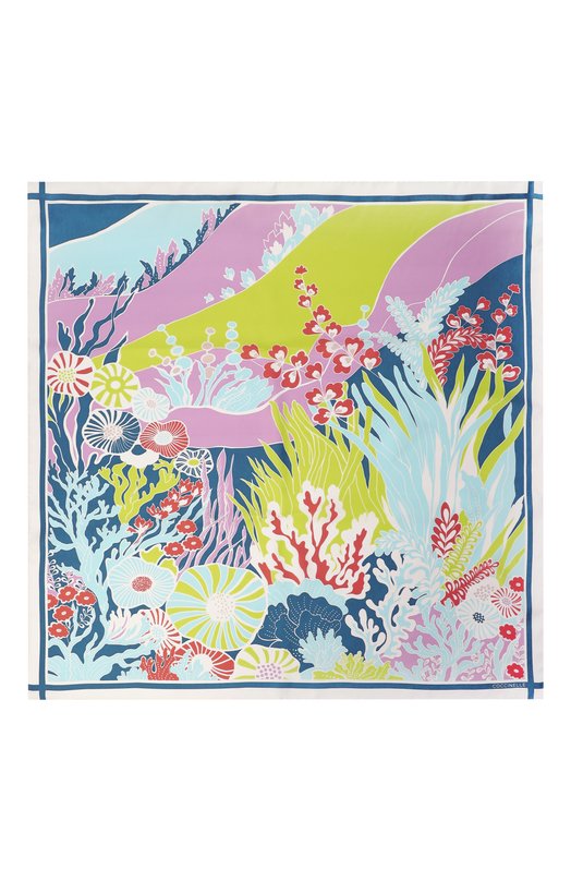 Шелковый платок Coccinelle E7 UY3 38 01 01 Разноцветный  E7 UY3 38 01 01 Фото 4