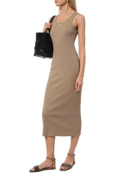 Хлопковое платье BRUNELLO CUCINELLI, арт. ML171B1310, фото 2