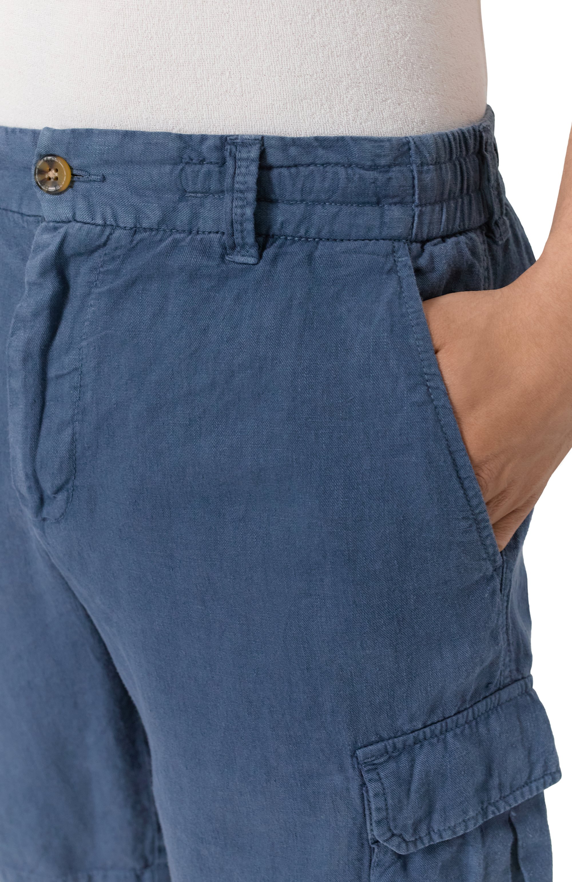 Льняные шорты MC2 SAINT BARTH, арт. STBM R0DI/01968H, фото 5