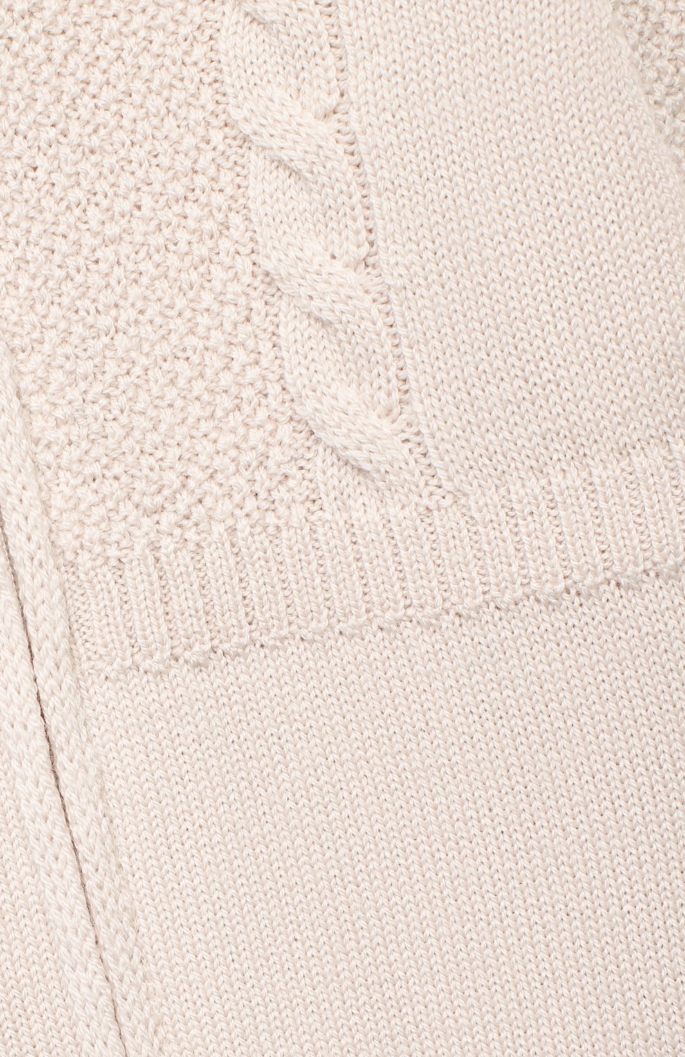 Шерстяной комбинезон BABY T бежевого цвета по цене 10650 руб., арт. 20AI031TZ/1M-12M, фото 3 Шерстяной комбинезон BABY T, арт. 20AI031TZ/1M-12M, фото 3