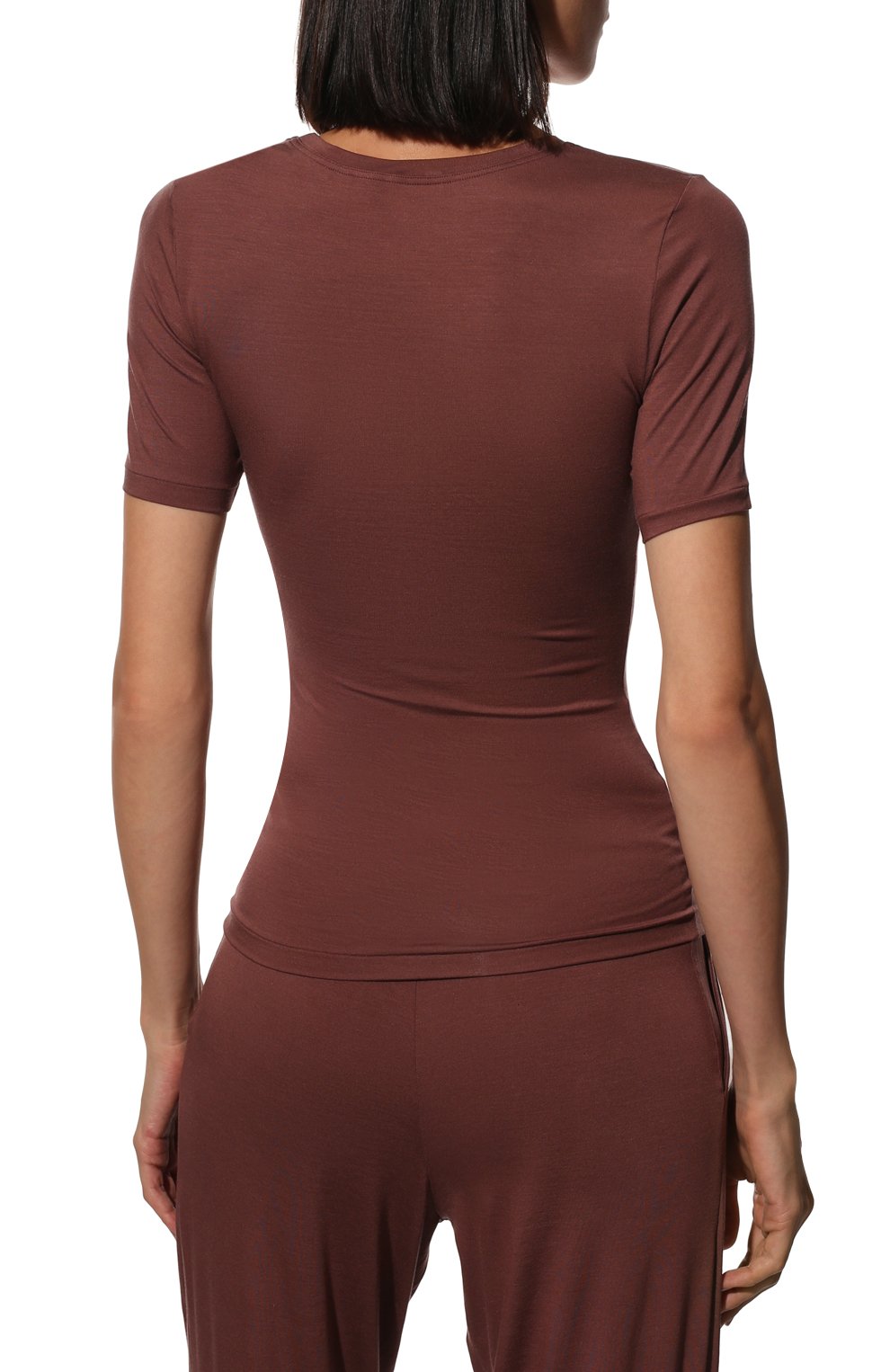 Футболка ZIMMERLI коричневого цвета по цене 10900 руб., арт. 700-3450, фото 4 Футболка ZIMMERLI, арт. 700-3450, фото 4