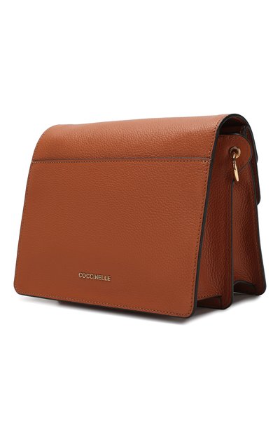 Сумка ambrine soft COCCINELLE коричневого цвета по цене 42050 руб., арт. E1 FM0 12 01 01, фото 3 Сумка ambrine soft COCCINELLE, арт. E1 FM0 12 01 01, фото 3