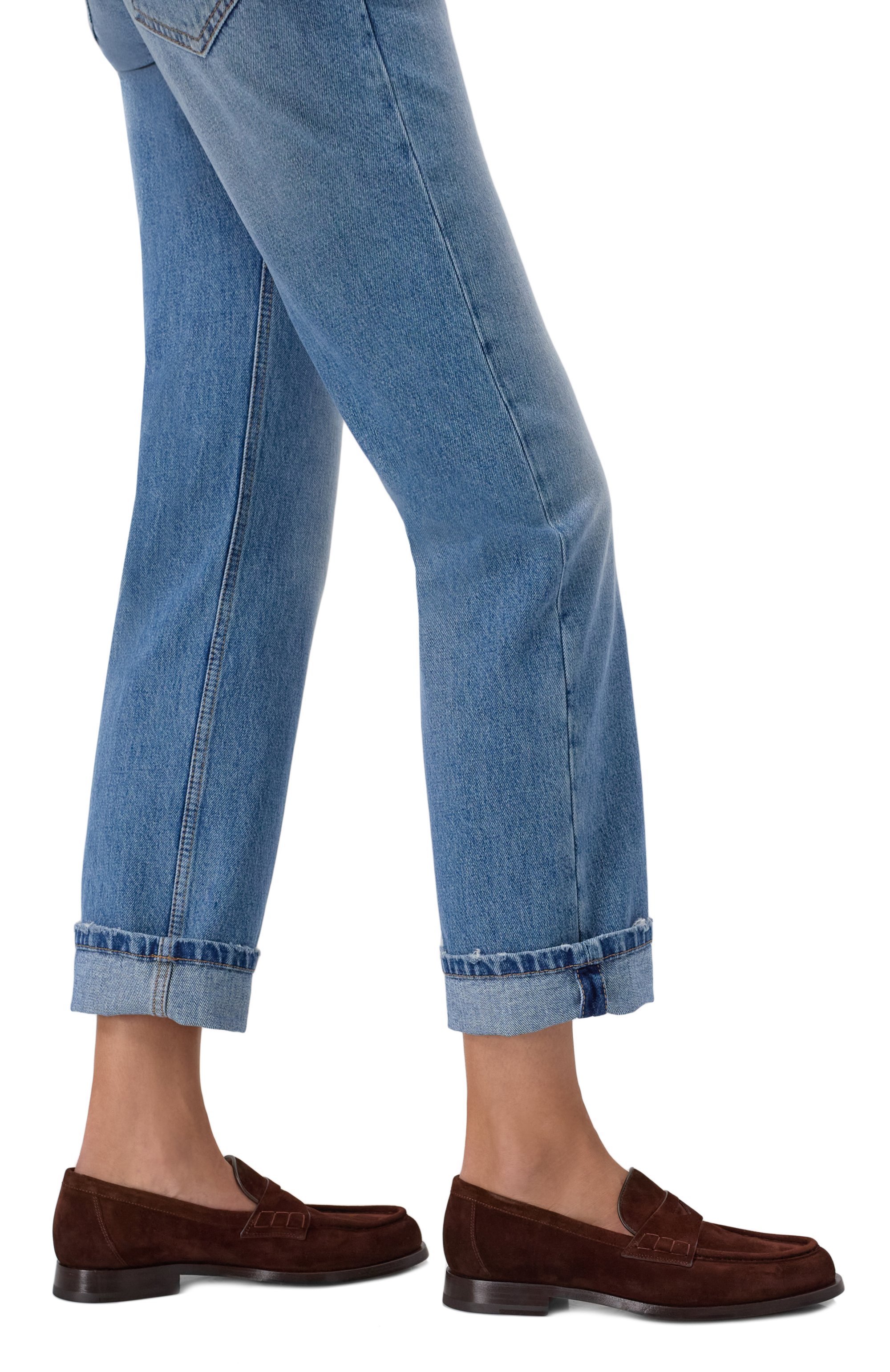 Замшевые пенни-лоферы SANTONI, арт. WUQG59462BJ2NAEA, фото 3