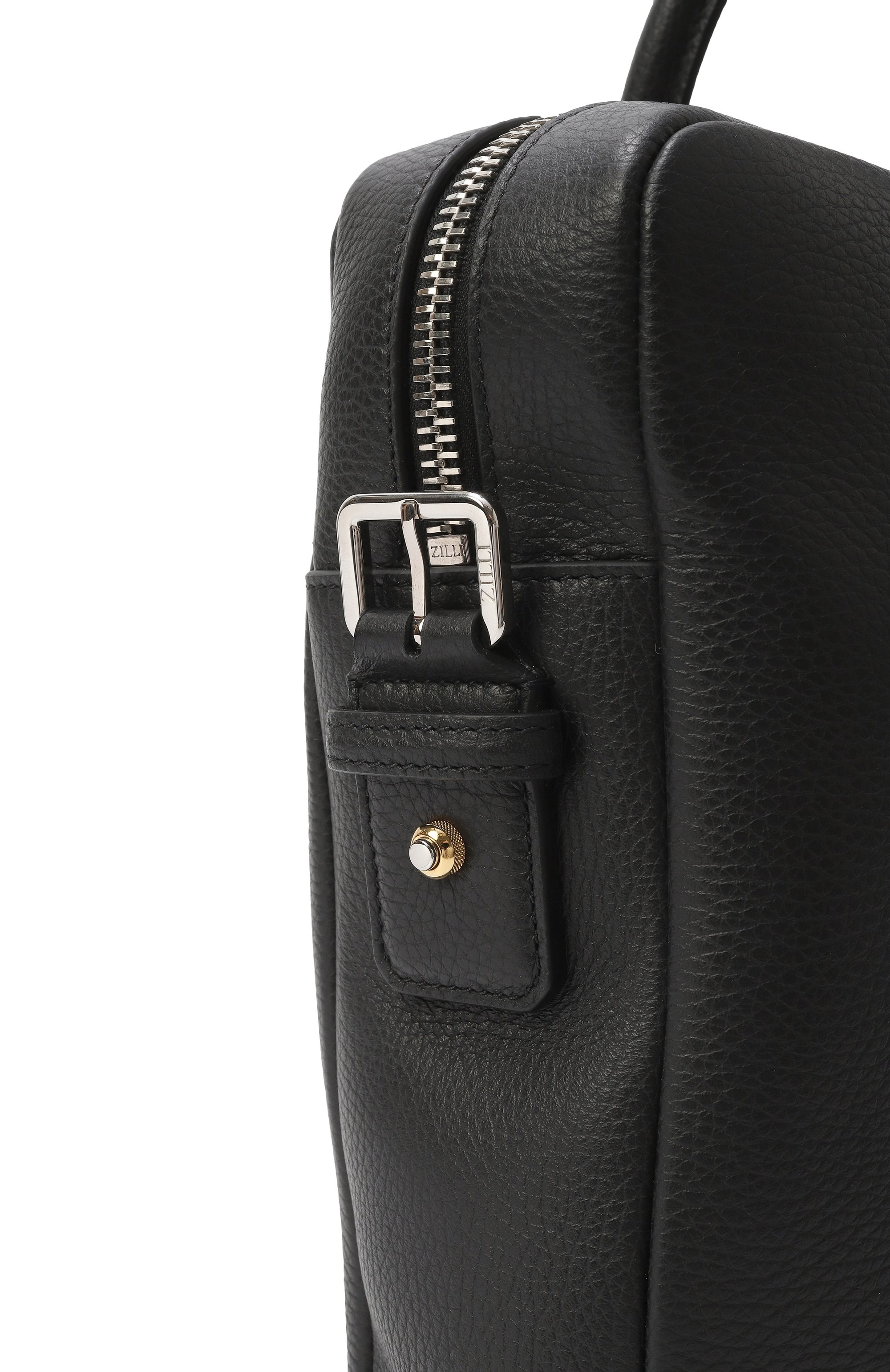 Портфель travel weekender ZILLI черного цвета по цене 858000 руб., арт. G0008AM1990VWEE15, фото 3 Портфель travel weekender ZILLI, арт. G0008AM1990VWEE15, фото 3