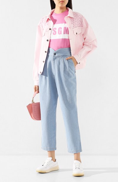Хлопковая футболка MSGM, арт. 2841MDM95 207298, фото 2