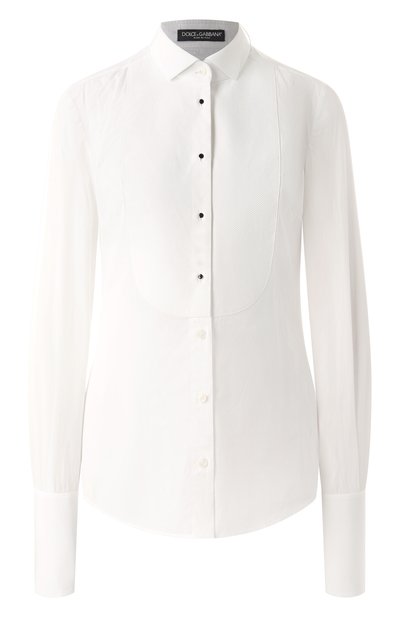 Женская хлопковая рубашка DOLCE & GABBANA, арт. F5S88T/GDCPJ