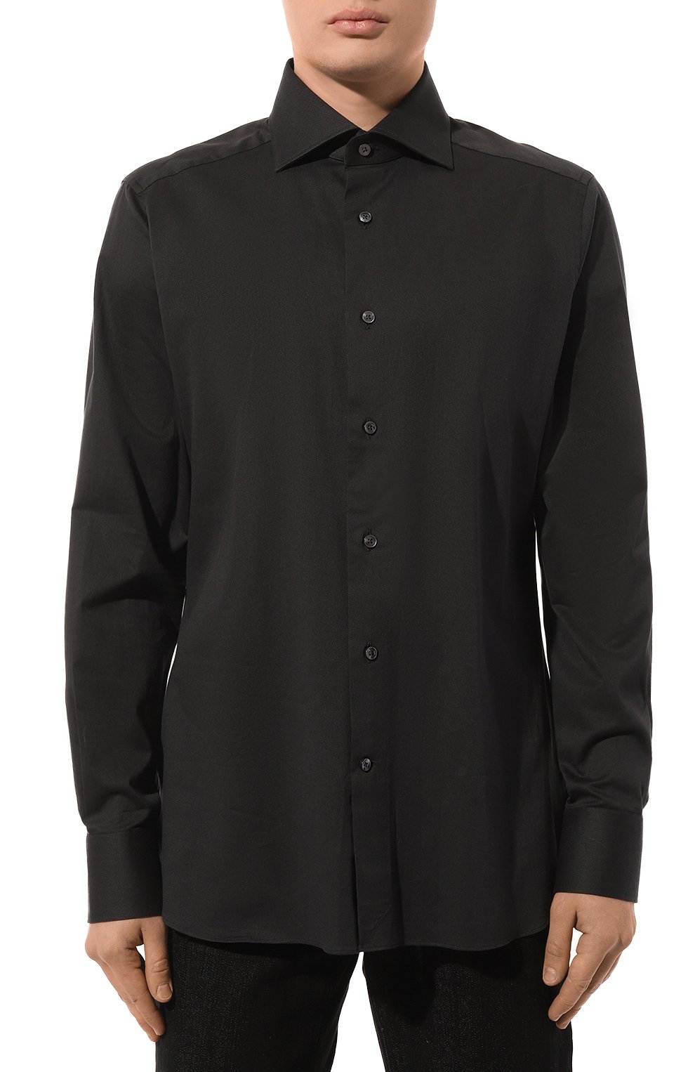 Хлопковая сорочка ZEGNA, арт. 601347A6/9MS0BA, фото 3