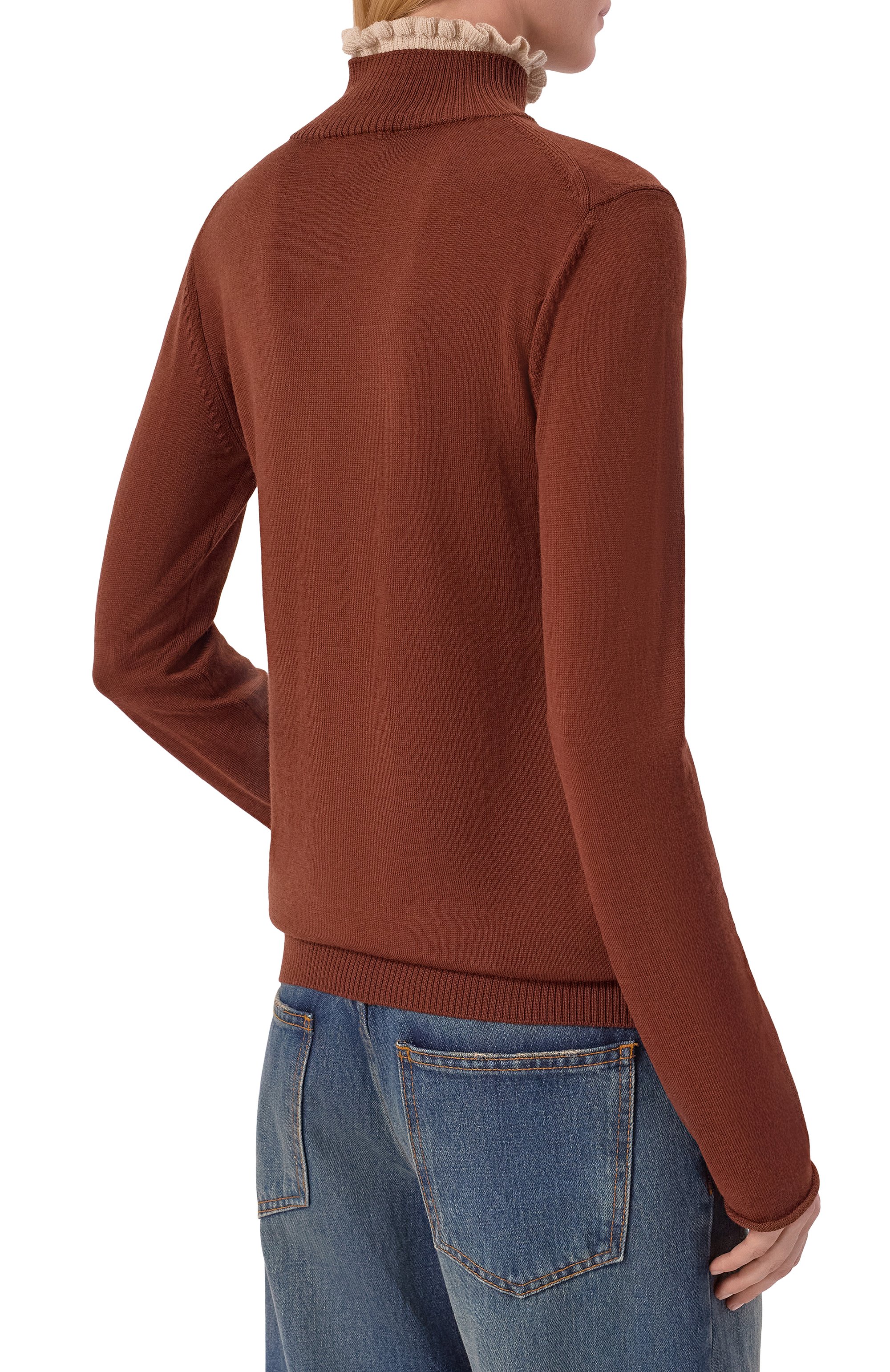 Шерстяная водолазка UNDERCOVER, арт. UC2E8901, фото 4