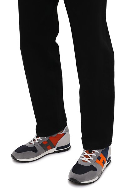 Комбинированные кроссовки HOGAN, арт. HXM3830D092R7B, фото 3