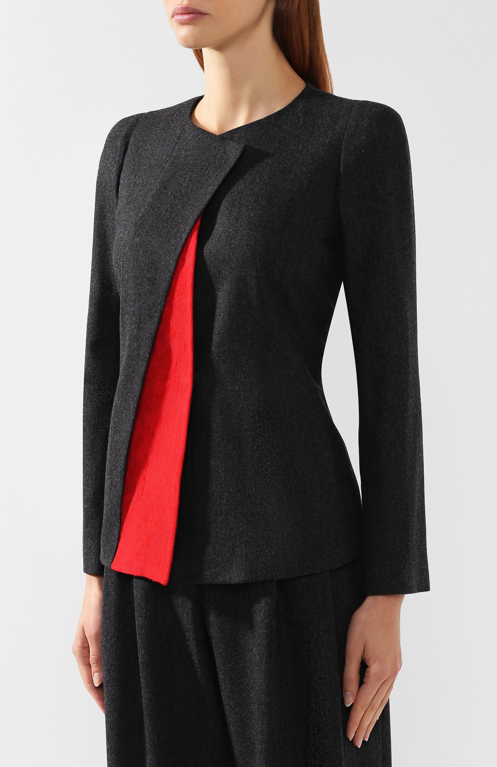Жакет из смеси шерсти и кашемира GIORGIO ARMANI, арт. 9WHGG09Y/T018L, фото 3